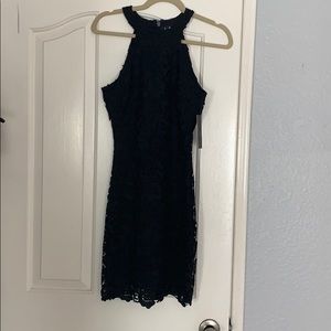 Lulu’s Homecoming Dress Halter Top Lace